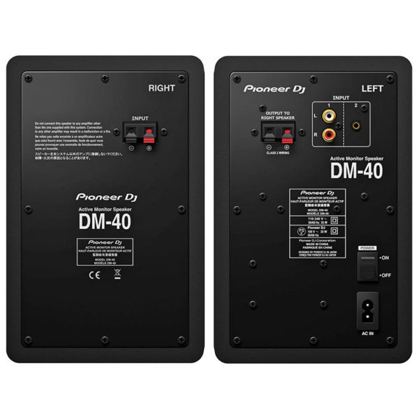 Hipercentro Electronico monitores para estudio grabacion retorno multimedia live negros DM-40 Pioneer