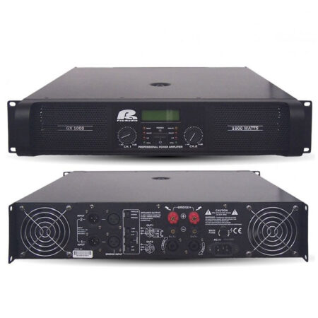 Hipercentro Electronico amplificador o planta de sonido PROAUDIO GX1000