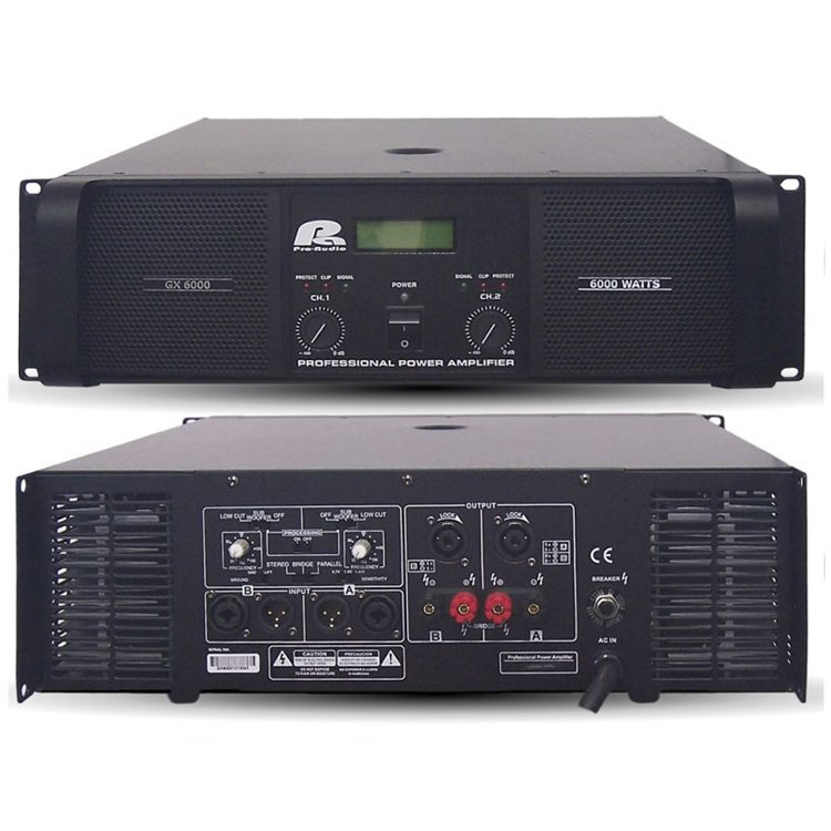 Amplificador De Potencia PRO AUDIO GX6000