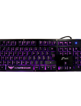 Hipercentro Electronico teclado gamer multicolor RGB JYR TGMJR-004