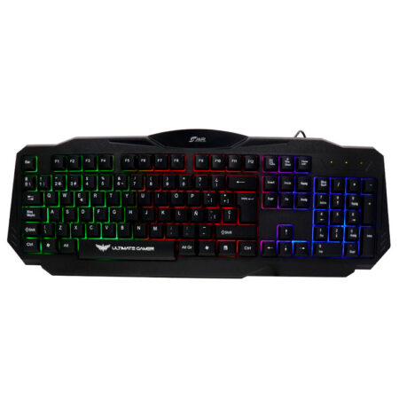 Hipercentro Electronico teclado gamer de luces RGB JYR TGMJR-009