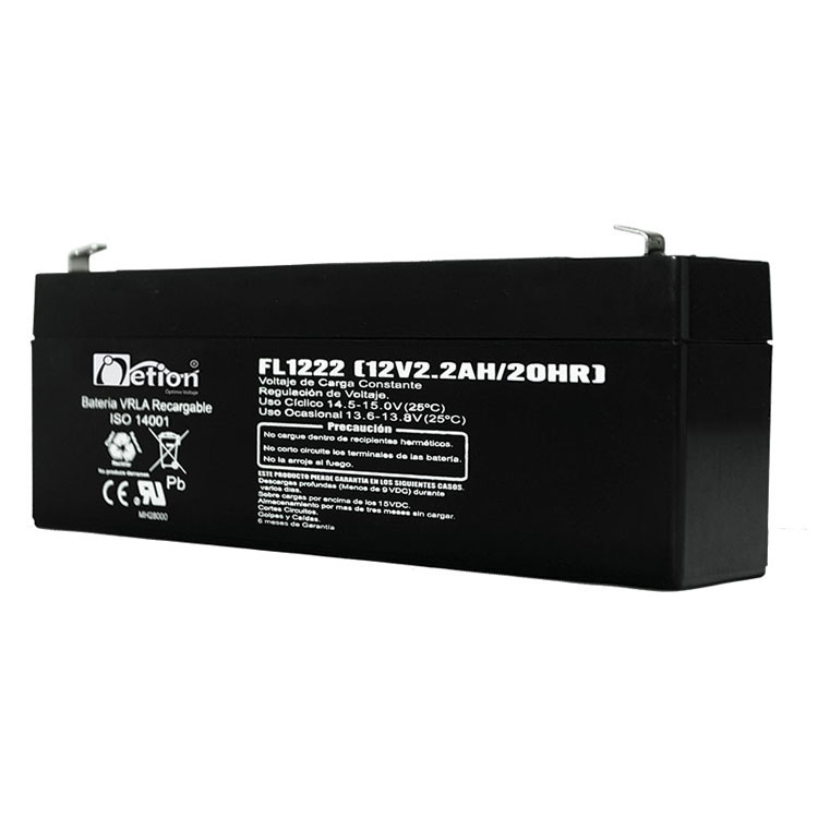 Hipercentro Electronico batería seca libre de mantenimiento NETION 12V 2.2AH