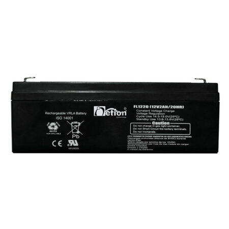 Hipercentro Electronico batería seca libre de mantenimiento NETION 12V 2AH