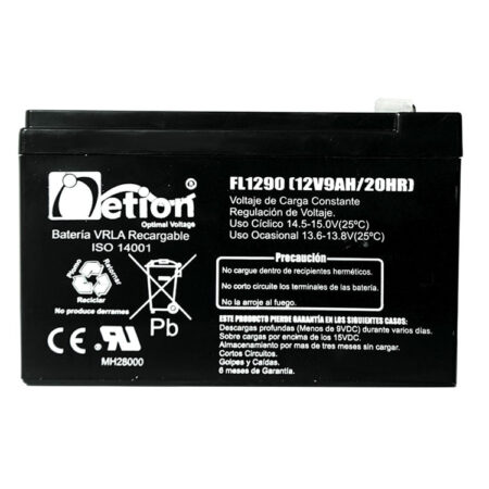 Hipercentro Electronico batería seca libre de mantenimiento NETION 12V 9AH