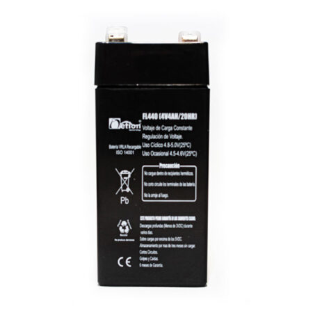 Hipercentro Electronico batería seca libre de mantenimiento NETION 4V 4AH