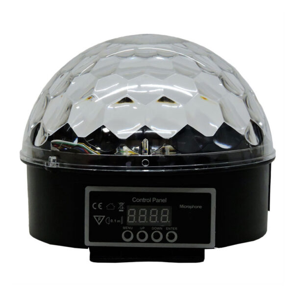 Hipercentro Electronico esfera o bola de luces RGB llenadora audioritmica PROLIGTH L001