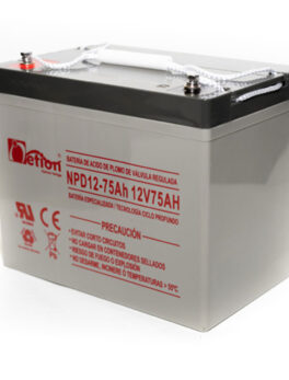 Hipercentro Electronico batería ciclo profundo libre de mantenimiento NETION 12V 75AH