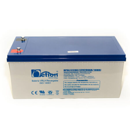 Hipercentro Electronico batería de gel libre de mantenimiento NETION 12V 200AH