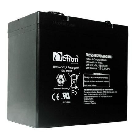 Hipercentro Electronico batería seca libre de mantenimiento NETION 12V 55AH