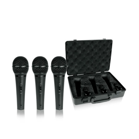 Hipercentro Electronico set de micrófonos alámbricos para voz BEHRINGER XM1800S