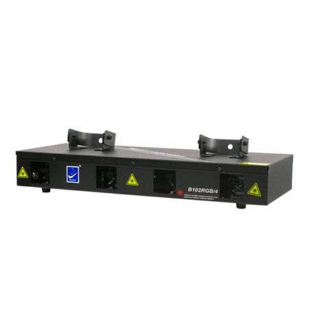 Hipercentro Electronico laser profesional de 4 cañones verde, azul, rojo y magenta BIG DIPPER B102RGB4