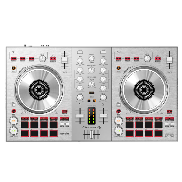 Controlador DJ de 2 canales PIONEER DDJ-SB3 – Hipercentro Electrónico