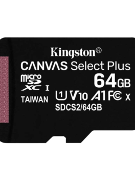 Hipercentro Electrónico tarjeta micro sd cámara grabación android celular dispositivo almacenamiento compatibilidad 64gb SDCS2 Kingston