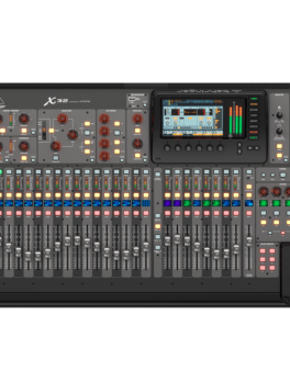 Hipercentro Electrónico mezclador mixer digital 32 canales pantalla LCD evento live grabación estudio X32 Behringer-Front