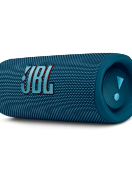 Hipercentro Electrónico parlante bafle altavoz portable recargable bluetooth resistente agua potencia azul blue flip-6 JBL-Side1