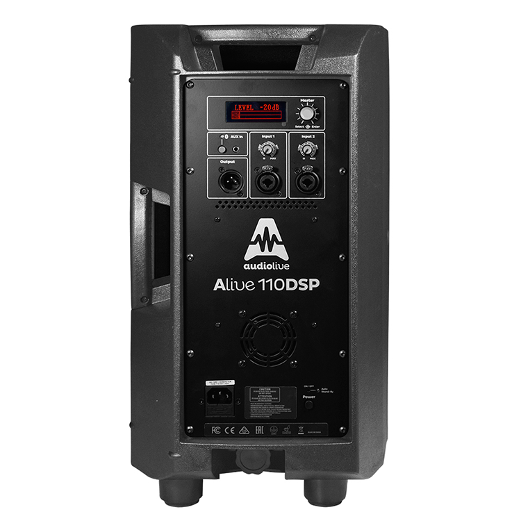 Sistema de sonido DJ-12, 2 altavoces, 1000W